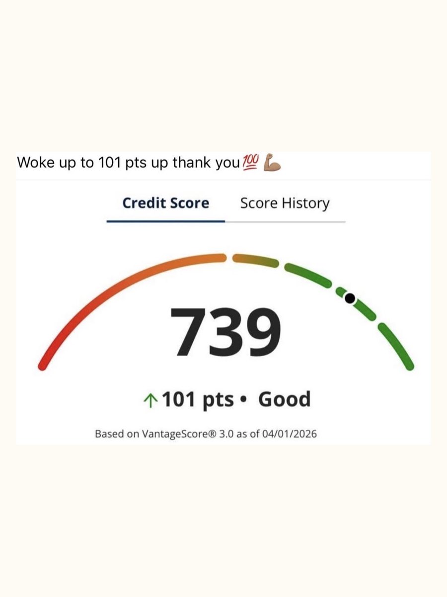 Jalen — Score now 739 (Good)